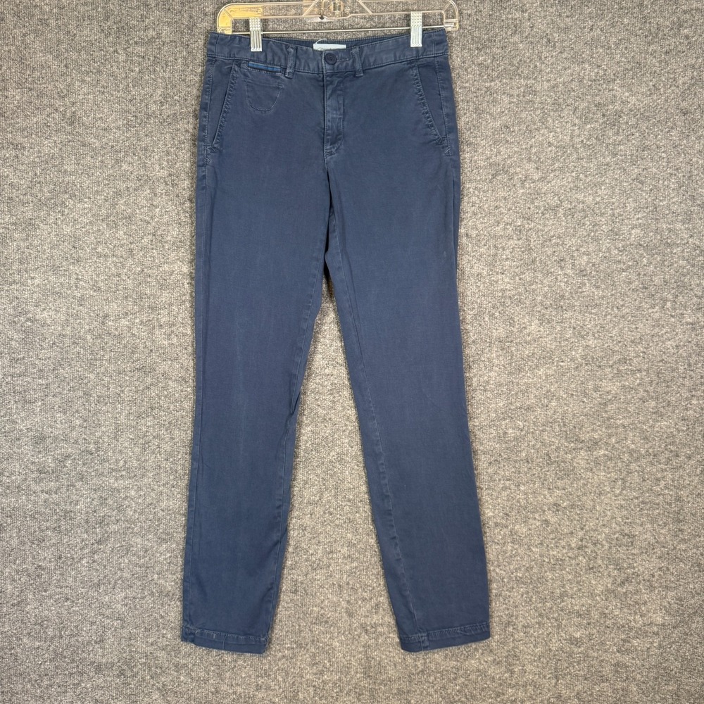 Anthropologie‎ Chino Pants Womens 25 Blue Relaxed Straight Leg Capsule Normcore